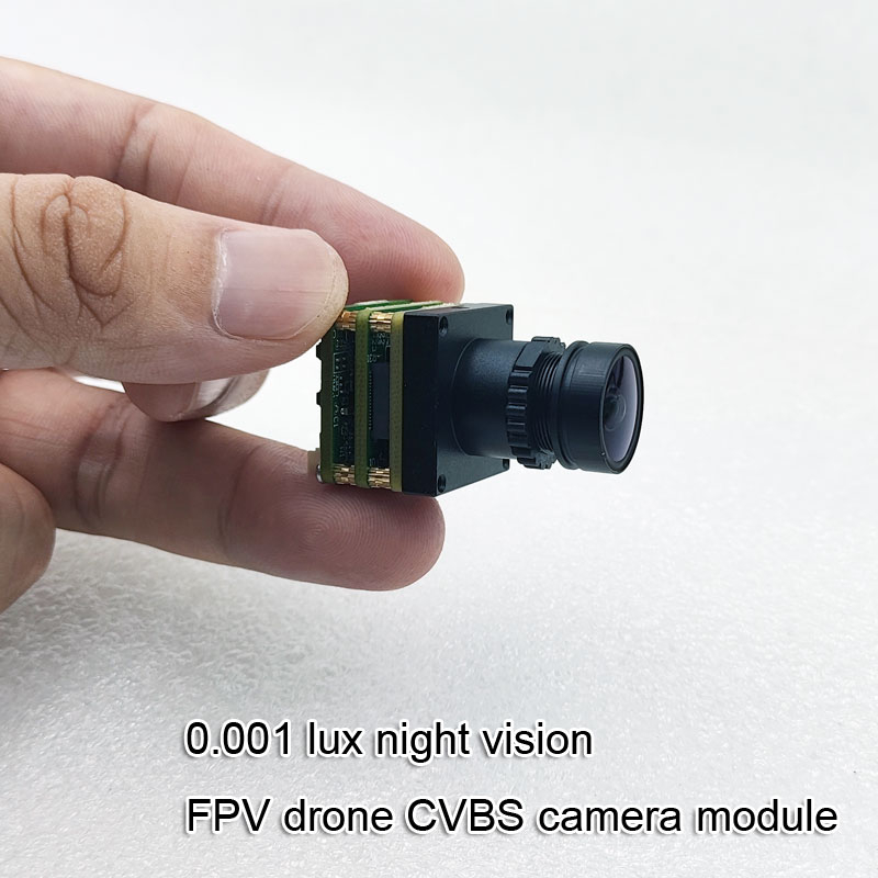 0.001Lux Starlight Night Vision CVBS Camera module for FPV UAV Drones