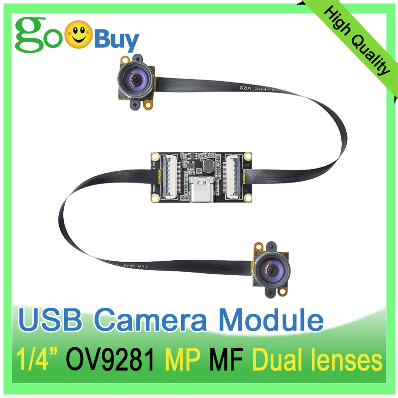 OV9281 Black & White Global Shutter USB3.0 Binocular Camera 120FPS