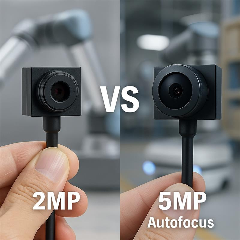 Micro 2MP vs 5MP Autofocus USB Cameras for Robotics/AMR/AGV/cobot UC-501