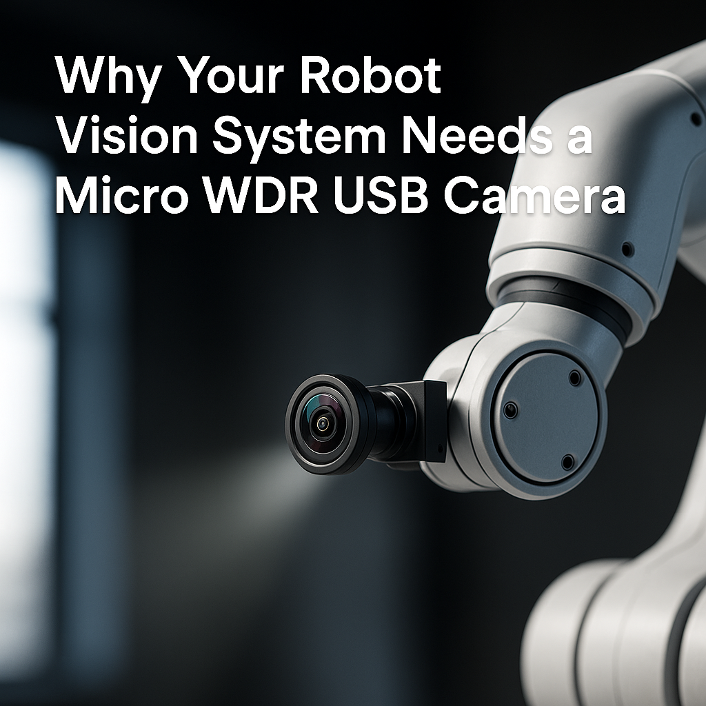 Why Robots Need Micro WDR USB Cameras UC-501-WDR?