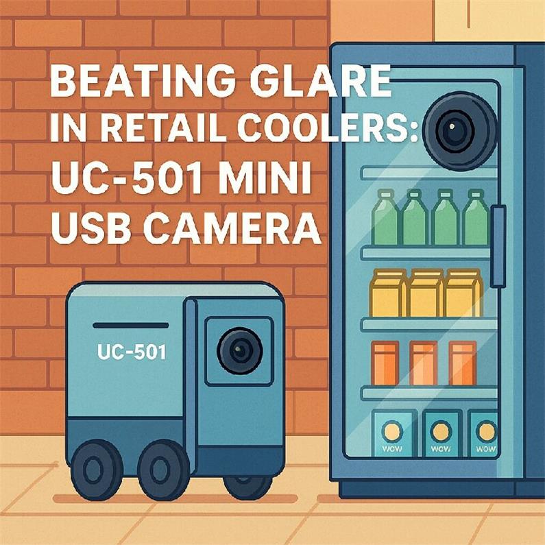 UC-501 mini USB camera: Clear Vision for Smart Retail Coolers