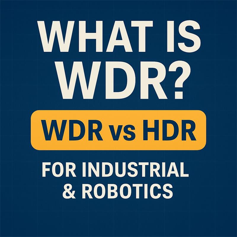 What Is WDR? WDR vs HDR for AI smart & Robotics & Industrial