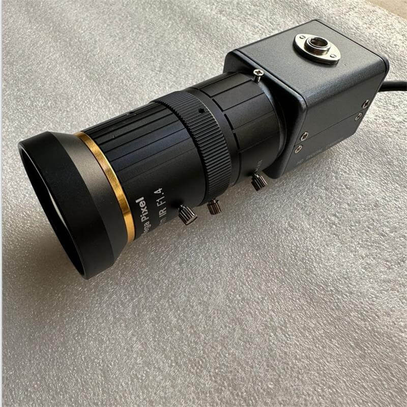 5–50mm 10X Zoom IMX258 USB Camera with Metal Housing and 4K@30fps