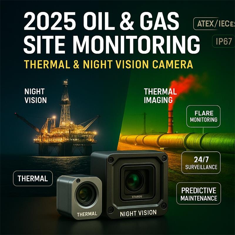 2025 Oil & Gas Site Monitoring: Thermal & Night Vision Camera