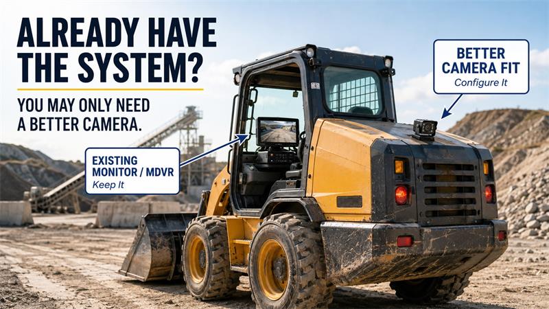 Goobuy IP69K AHD Cameras for Existing Heavy Equipment Systems